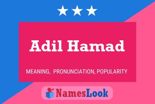 ملصق اسم Adil Hamad