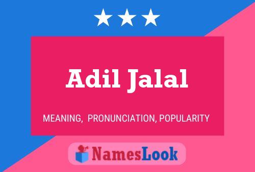 ملصق اسم Adil Jalal