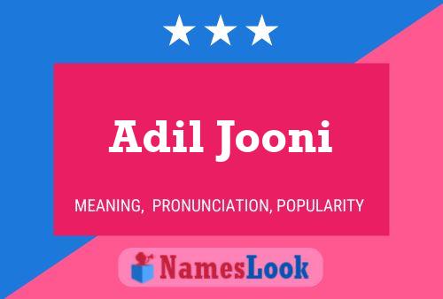 ملصق اسم Adil Jooni