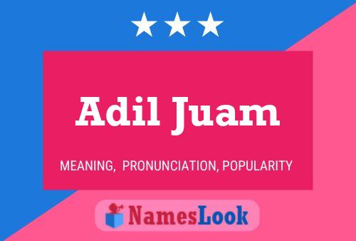 ملصق اسم Adil Juam