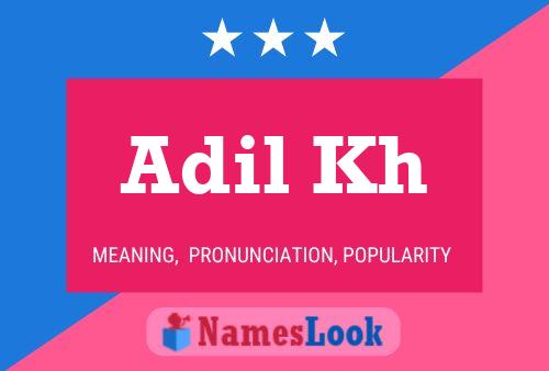 ملصق اسم Adil Kh