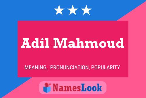 ملصق اسم Adil Mahmoud