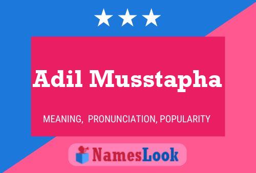 ملصق اسم Adil Musstapha