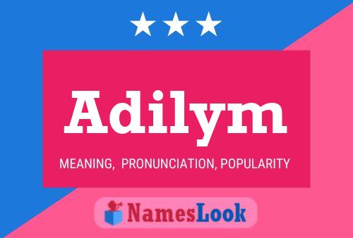 ملصق اسم Adilym