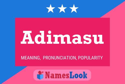 ملصق اسم Adimasu