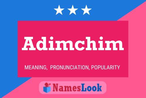 ملصق اسم Adimchim