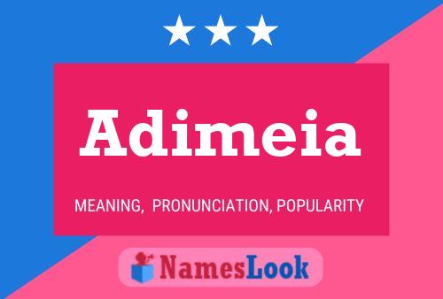 ملصق اسم Adimeia