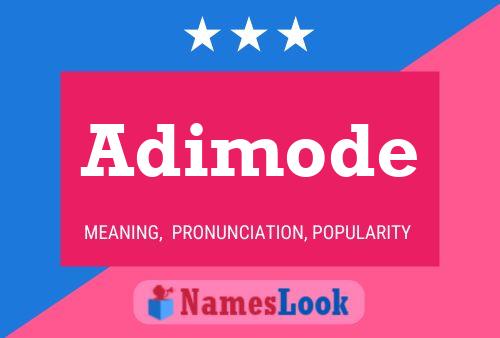 ملصق اسم Adimode