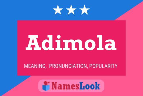 ملصق اسم Adimola