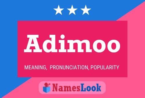 ملصق اسم Adimoo