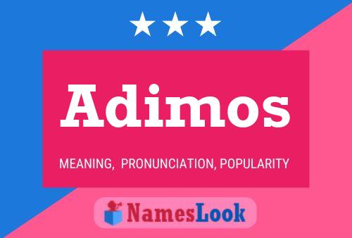 ملصق اسم Adimos