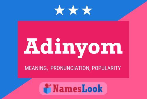 ملصق اسم Adinyom