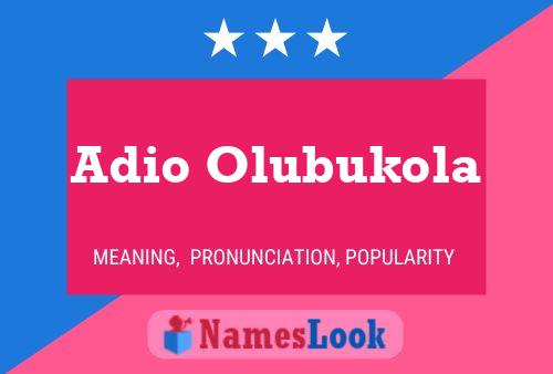 ملصق اسم Adio Olubukola