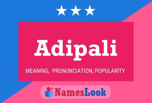 ملصق اسم Adipali