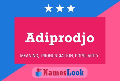 ملصق اسم Adiprodjo