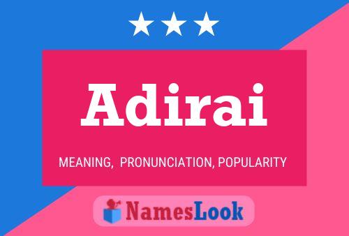 ملصق اسم Adirai