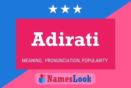 ملصق اسم Adirati