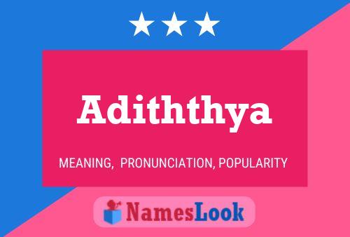 ملصق اسم Adiththya