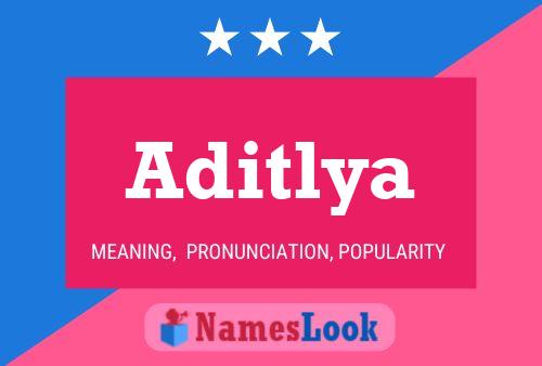 ملصق اسم Aditlya