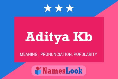 ملصق اسم Aditya Kb