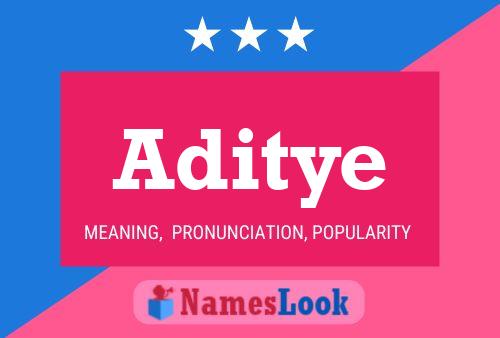 ملصق اسم Aditye