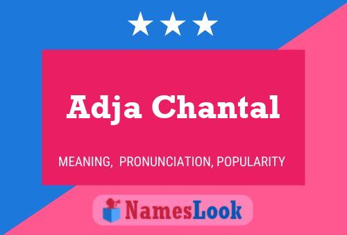 ملصق اسم Adja Chantal