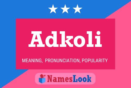 ملصق اسم Adkoli