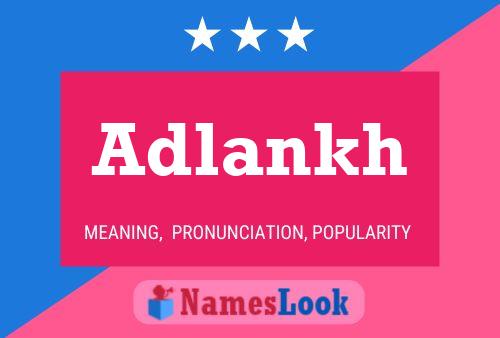 ملصق اسم Adlankh