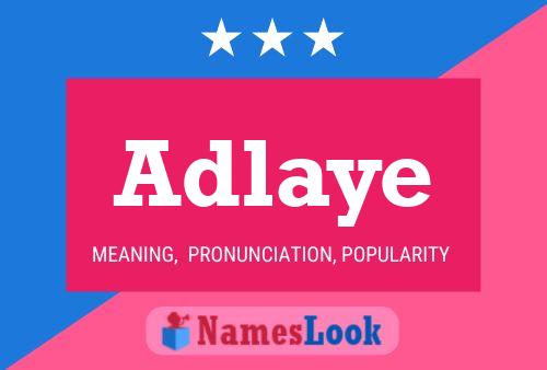 ملصق اسم Adlaye