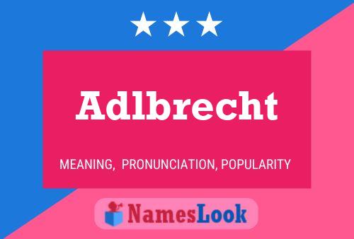 ملصق اسم Adlbrecht