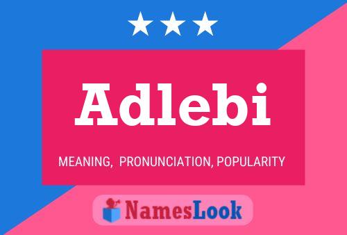 ملصق اسم Adlebi