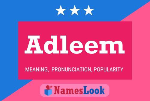 ملصق اسم Adleem