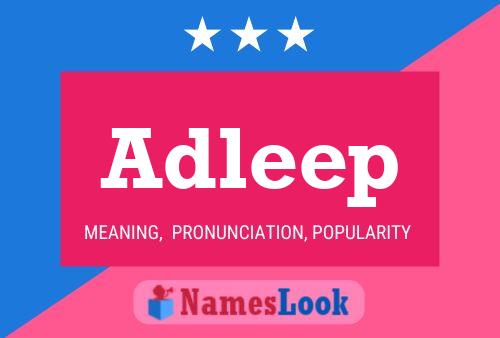 ملصق اسم Adleep