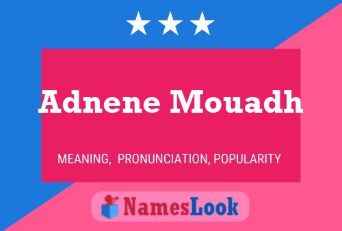 ملصق اسم Adnene Mouadh