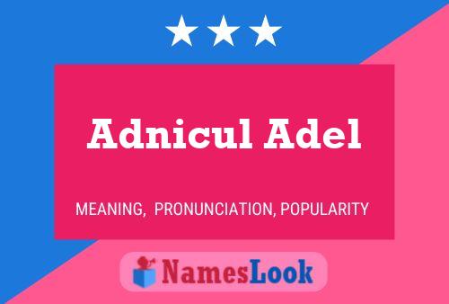 ملصق اسم Adnicul Adel