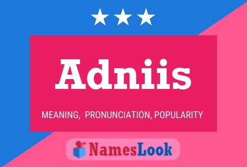 ملصق اسم Adniis