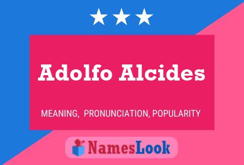 ملصق اسم Adolfo Alcides