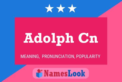 ملصق اسم Adolph Cn