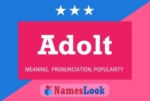 ملصق اسم Adolt