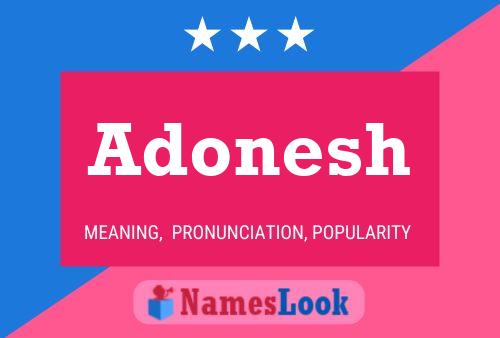 ملصق اسم Adonesh