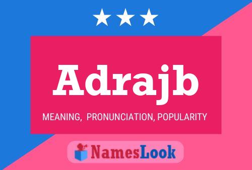 ملصق اسم Adrajb