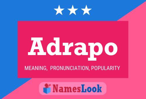 ملصق اسم Adrapo