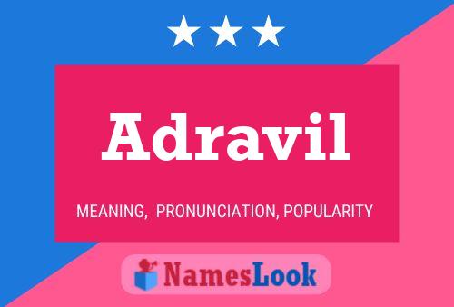 ملصق اسم Adravil