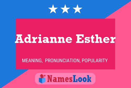 ملصق اسم Adrianne Esther