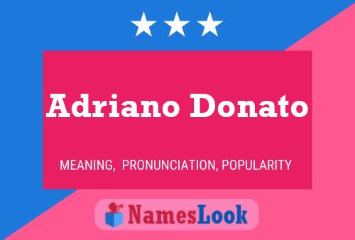 ملصق اسم Adriano Donato