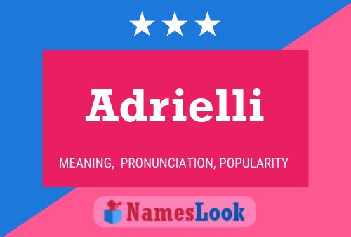 ملصق اسم Adrielli