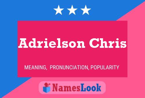 ملصق اسم Adrielson Chris