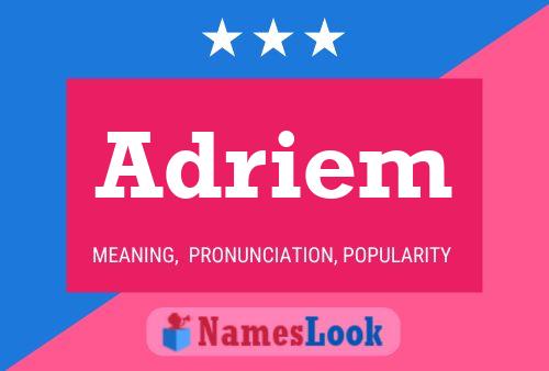 ملصق اسم Adriem