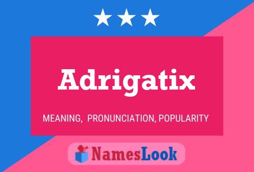 ملصق اسم Adrigatix