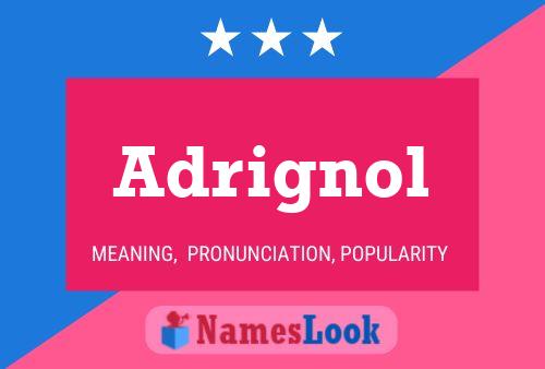 ملصق اسم Adrignol